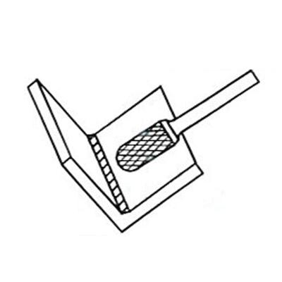 Roterande fil HM Ø6 x 18 mm form C (Speedcut) med Ø6 mm skaft